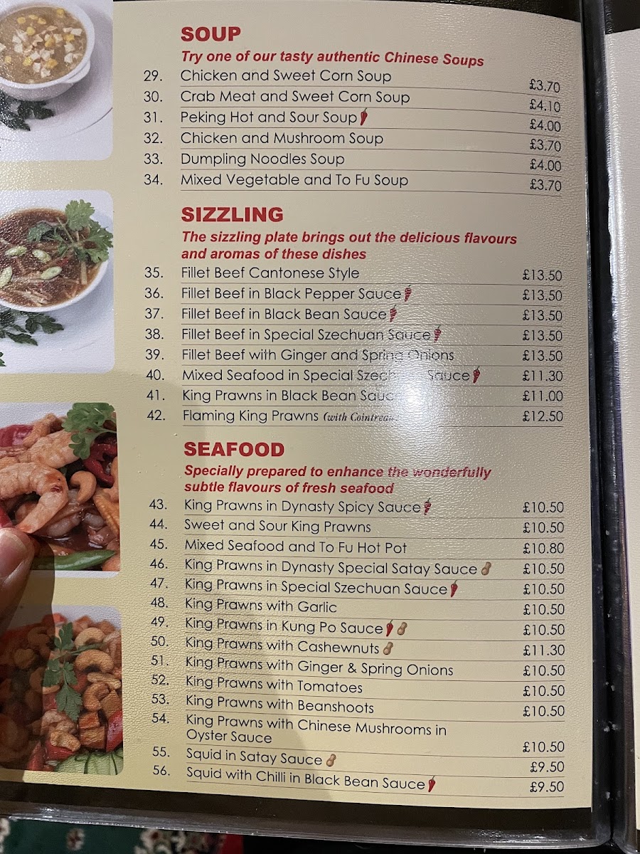 Menu - Dynasty Restaurant photo 1