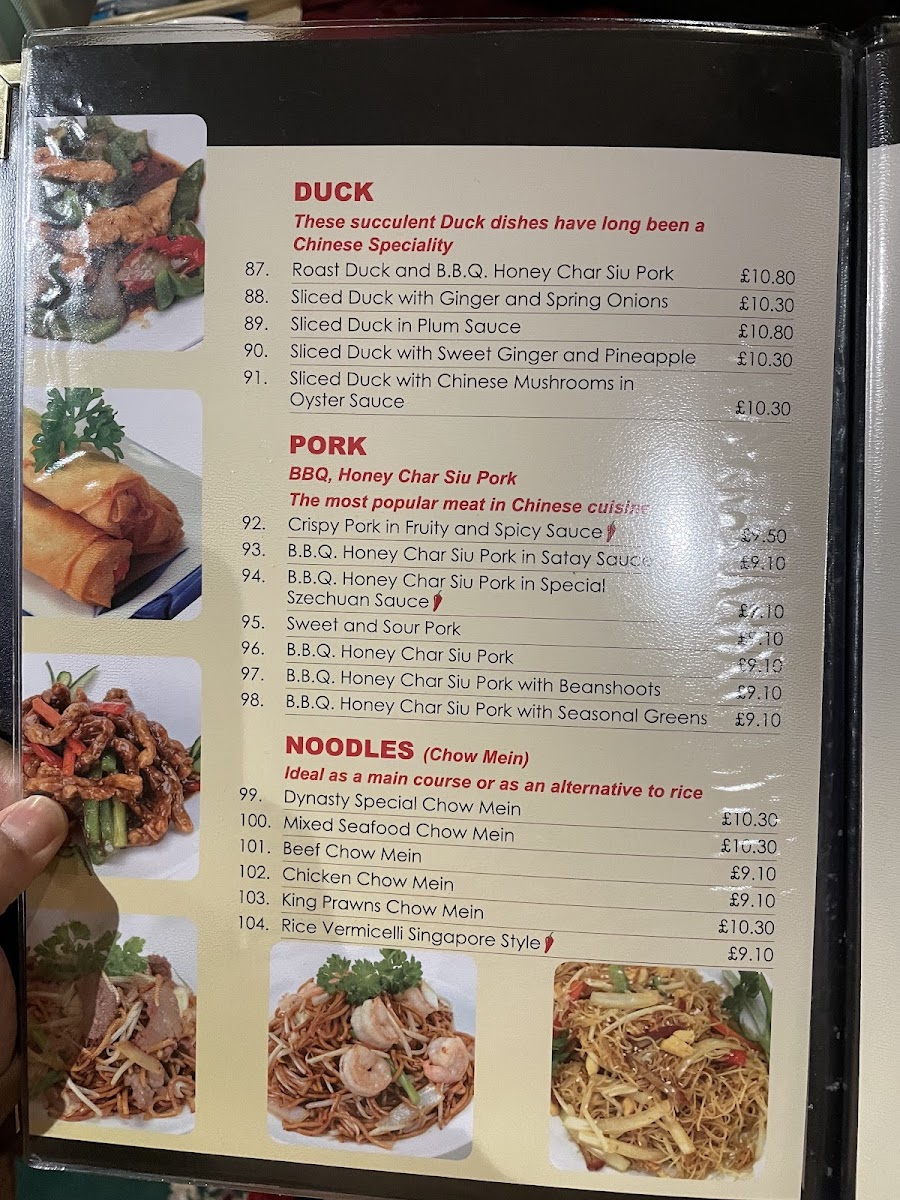 Menu - Dynasty Restaurant photo 2