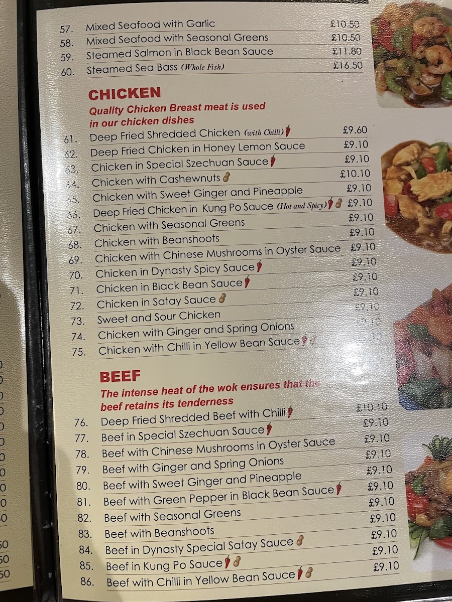 Menu - Dynasty Restaurant photo 5