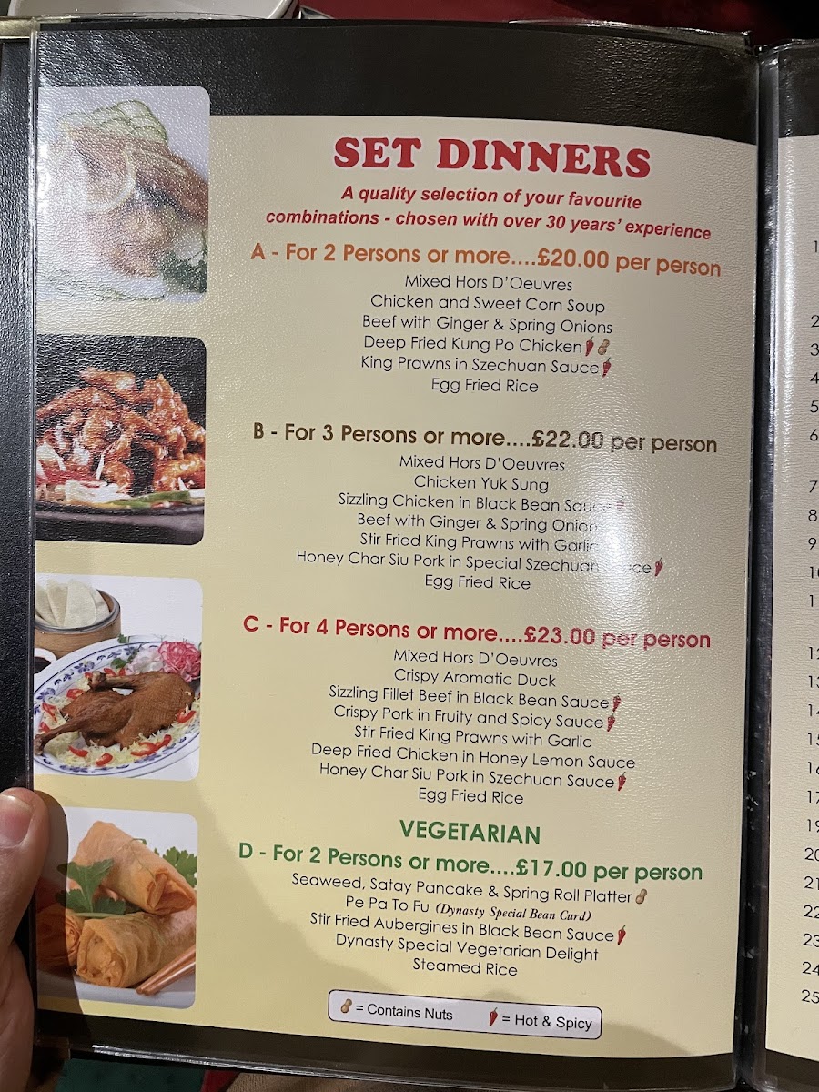 Menu - Dynasty Restaurant photo 6