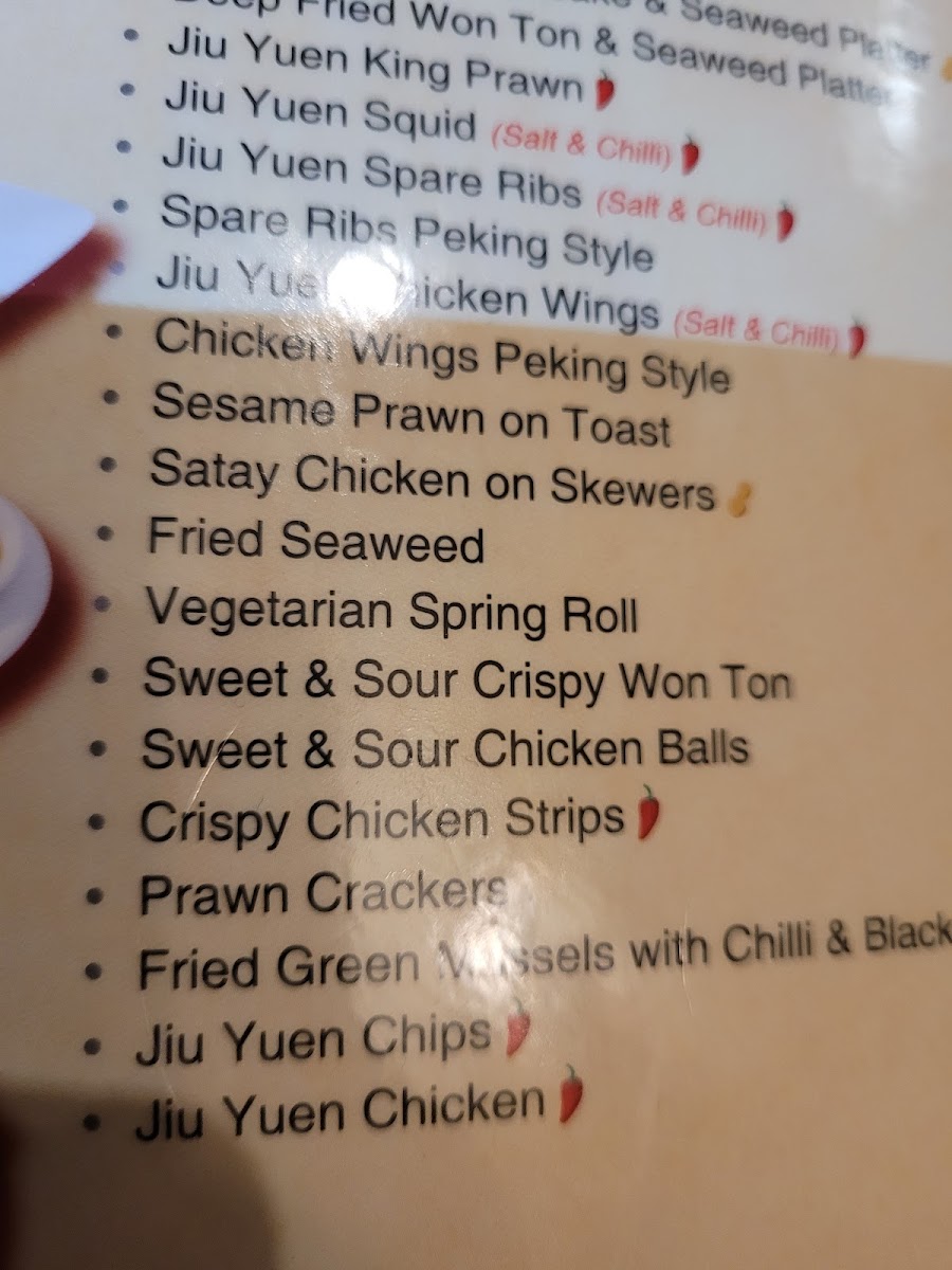 Menu - Dynasty Restaurant photo 8